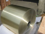 Legering 8079 Epoxy Gouden Kleur bedekte de folie van de Aluminiumairconditioner voor finstock met 0.152mm (0,006“) dikte met een laag
