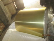 Gouden epoxy met een laag bedekte aluminiumfolie voor vinvoorraad in airconditionerlegering 8079, bui H22, Dikte 0,008“ (0.203mm)