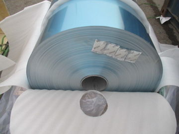 Air Conditioner Aluminium Fin Stock 0.12mm Various Width With Blue / Golden