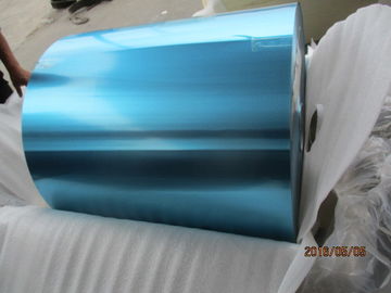 Blue / Golden Epoxy Coated Aluminum Foil 0.18MM Width In Heat Exchanger