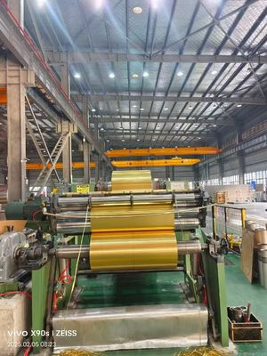 Goud epoxy gecoate aluminiumvinnen