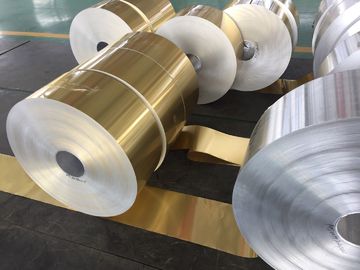 Alloy 1100, Temper H22 Industrial heavy gauge  Aluminum fin strip with blue and golden hydrophilic and epoxy film coated